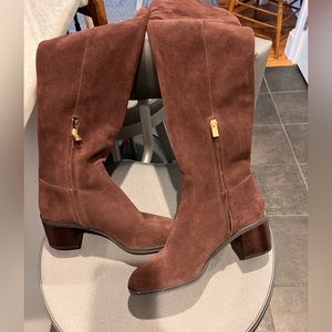 Michael Kors tall ultra suede boots